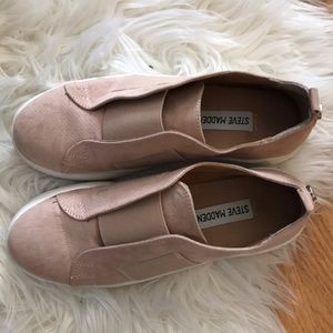 Steve Madden Blush Pink Slide On Sneakers